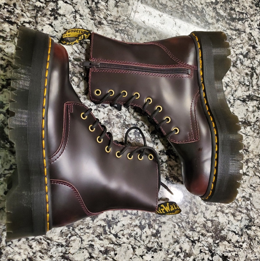 Dr. Martens | Cherry Arcadia Jadon | Size 8 - Picture 2 of 7